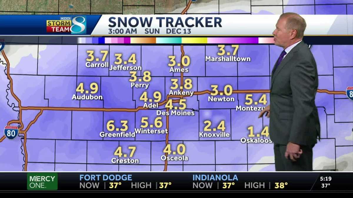 Multiple inches of snow expected this weekend across state