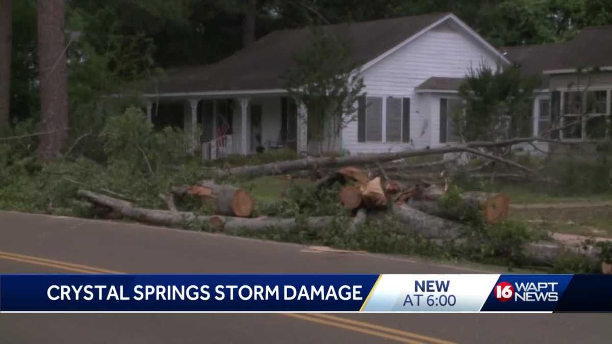 Popup storms leave damage in Mississippi