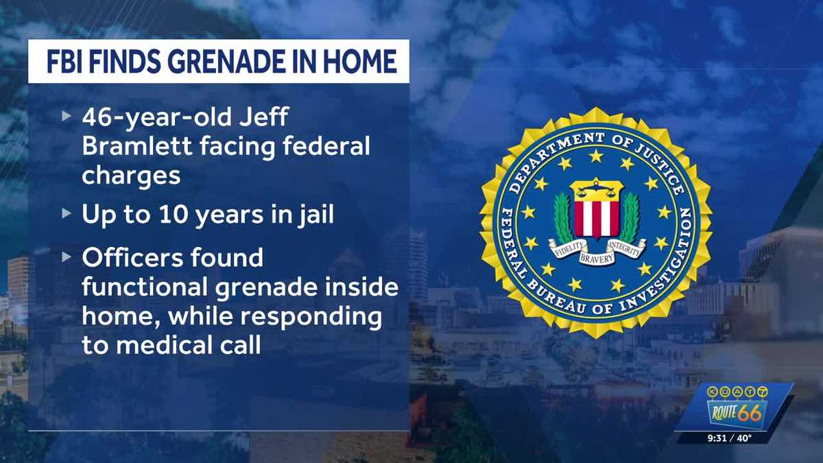 Albuquerque man charged after grenade found in home