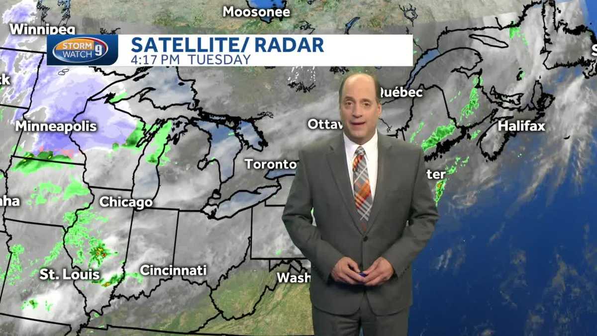 Update: Light showers, fog overnight