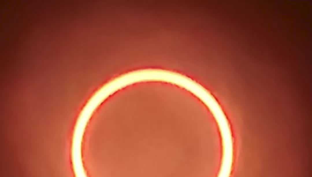 Views of the annular 'ring of fire' solar eclipse in New Mexico