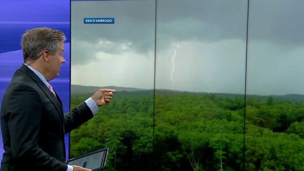 New Hampshire residents capture videos, images of lightning Wednesday evening