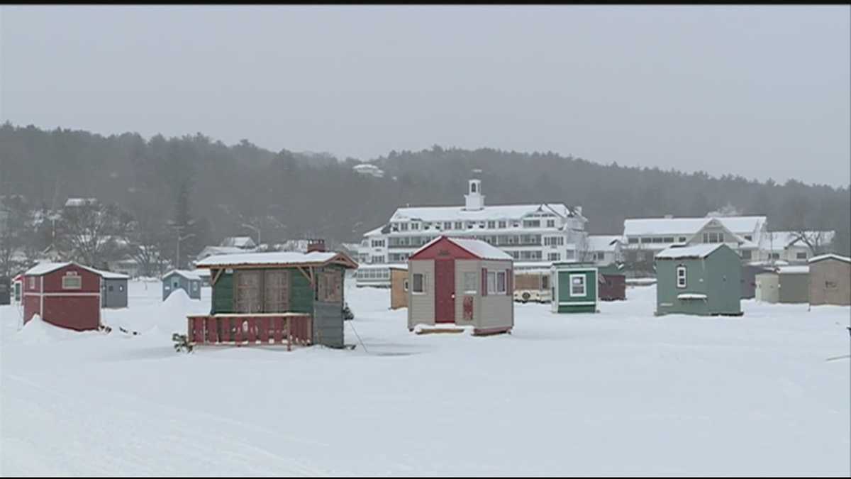 Bob houses pack lake for ice fishing derby