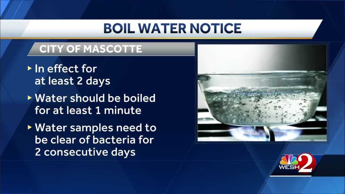 Portion of Lake County under boilwater notice