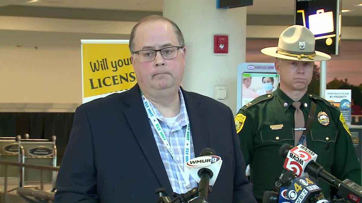 Video: Officials give update after bomb threat at N.H. airport