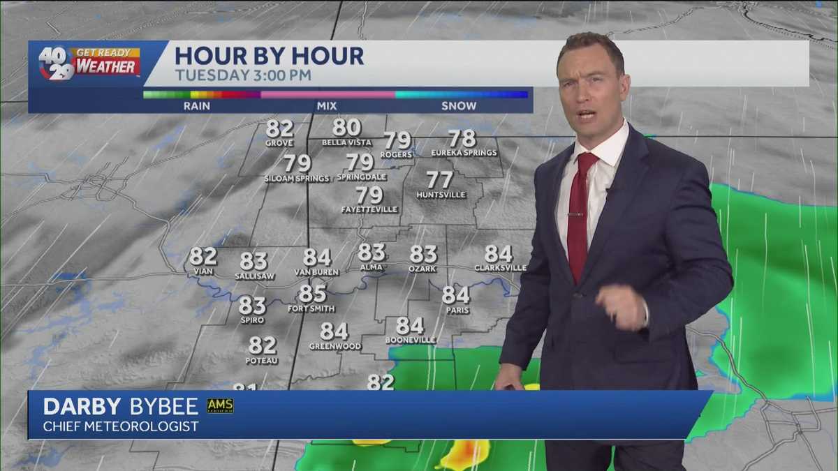 Arkansas: Strong to severe storms tonight