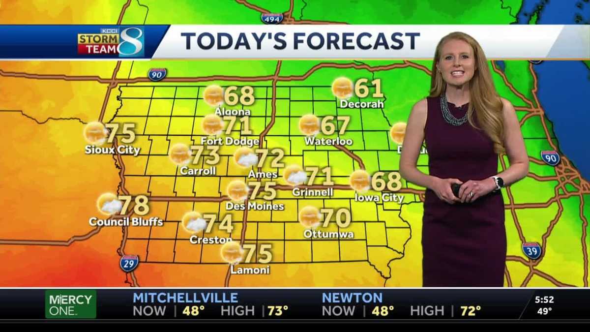 April 30 Iowa weather forecast