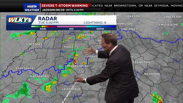 Shower and storm chances running high through Wednesday