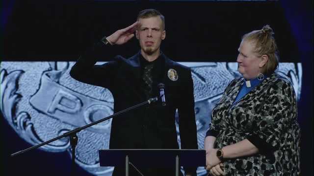 Fallen officer Peter Jerving's family speaks at his funeral - Vimarsana News