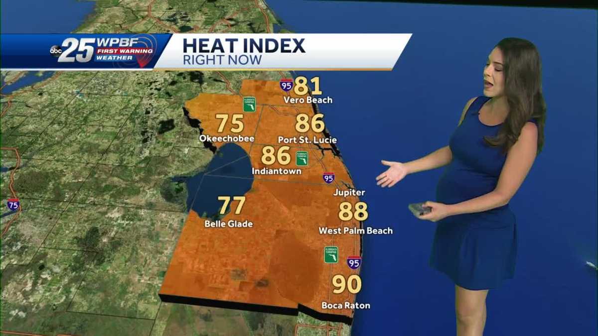 Isolated rain chances and hot conditions