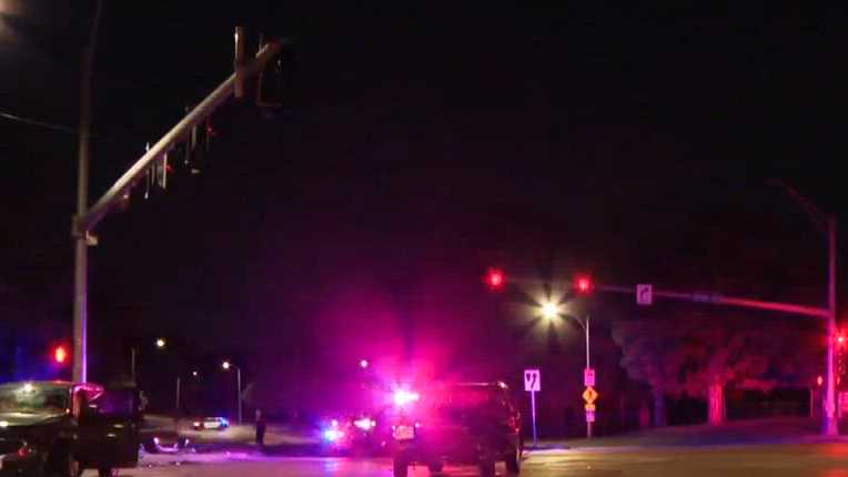 2 people hurt, one critically after crash early Wednesday