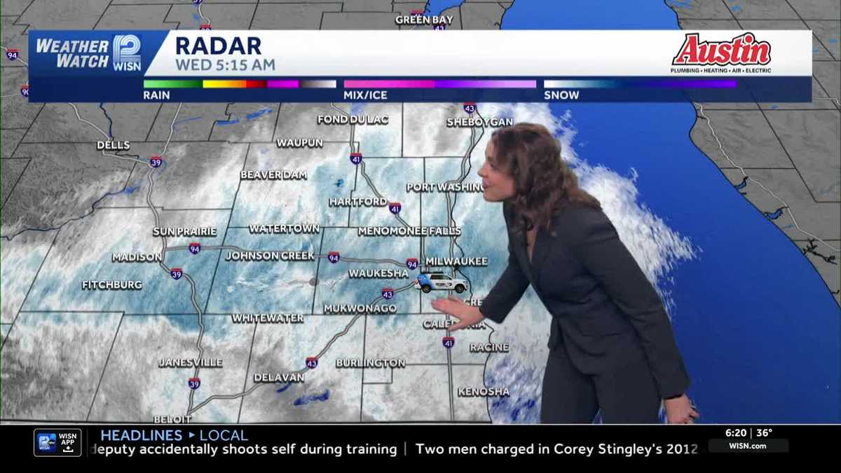 SE Wisconsin winter whiplash: Snow, wind follow spring-like warmth