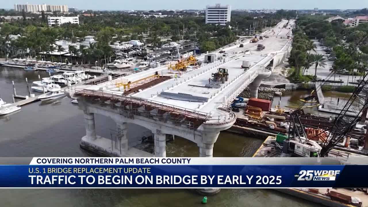 Lane Reopening Delayed In Florida's Jupiter US-1 Bridge Project