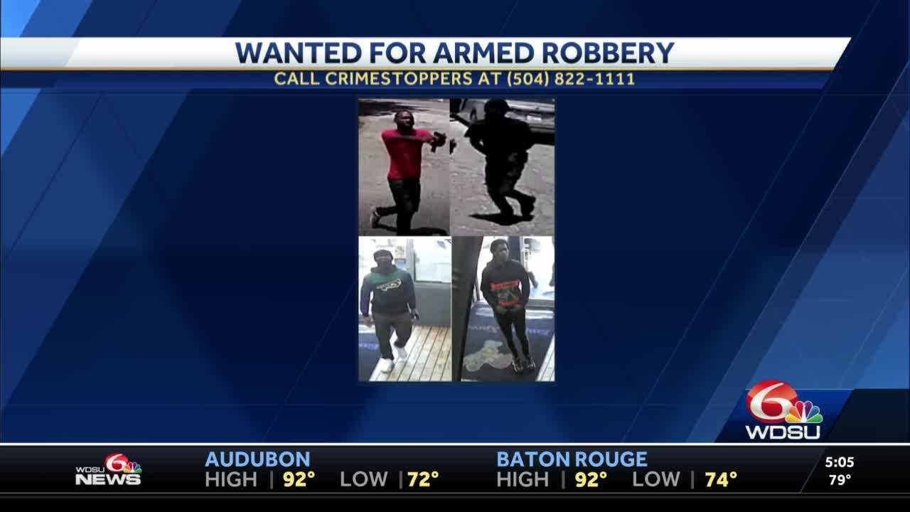 New Orleans Suspects Sought Armed Robbery, Carjacking, Theft