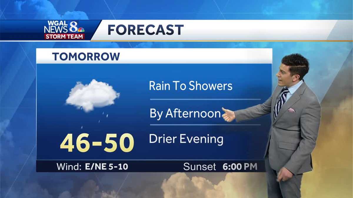 Storm system brings rain Friday night into Saturday