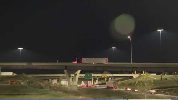 flyover bridge at east mixmaster opens, connects eastbound i-35/80 to northbound i-35