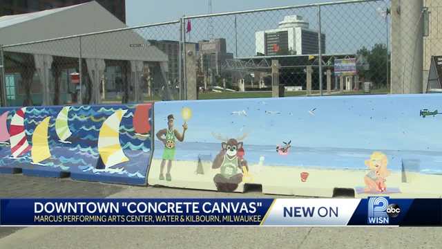 Artists paint Milwaukee concrete barriers as part of Rainbow Summer - Vimarsana News