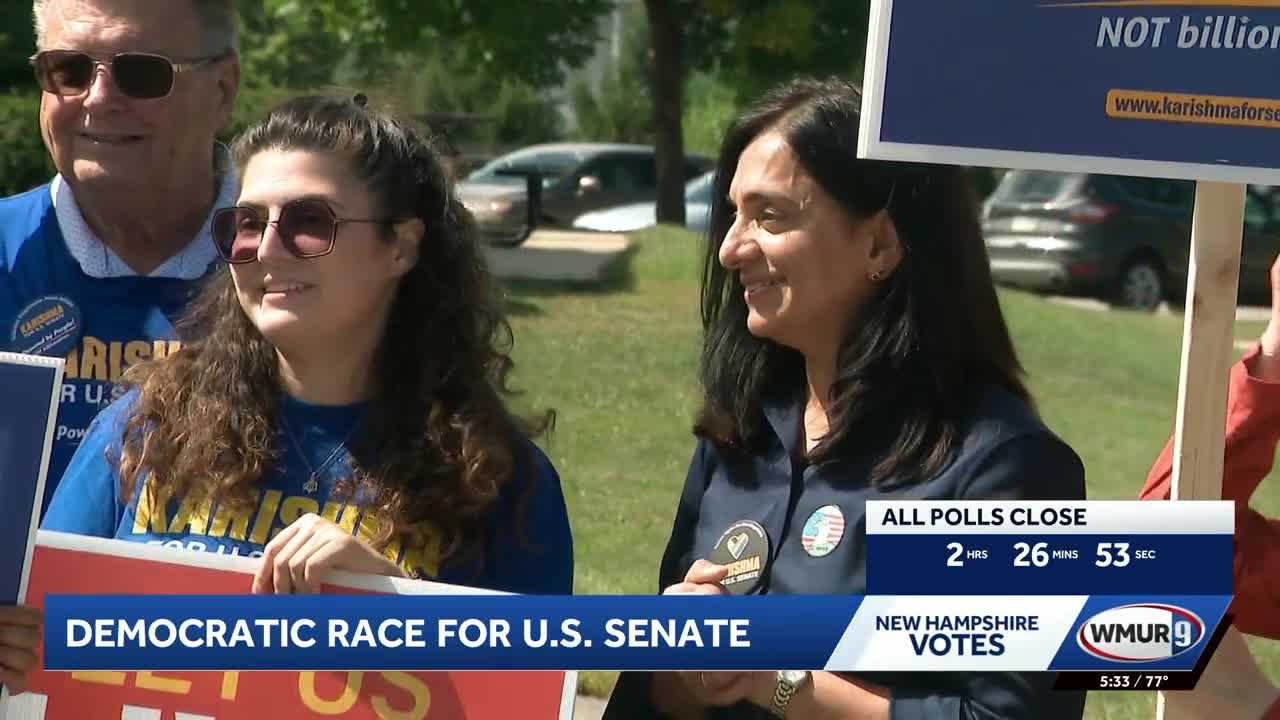 Pappas, Manzur greet voters as they head to primary polls in New Hampshire