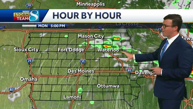 Iowa weather: Storm chances to start the week