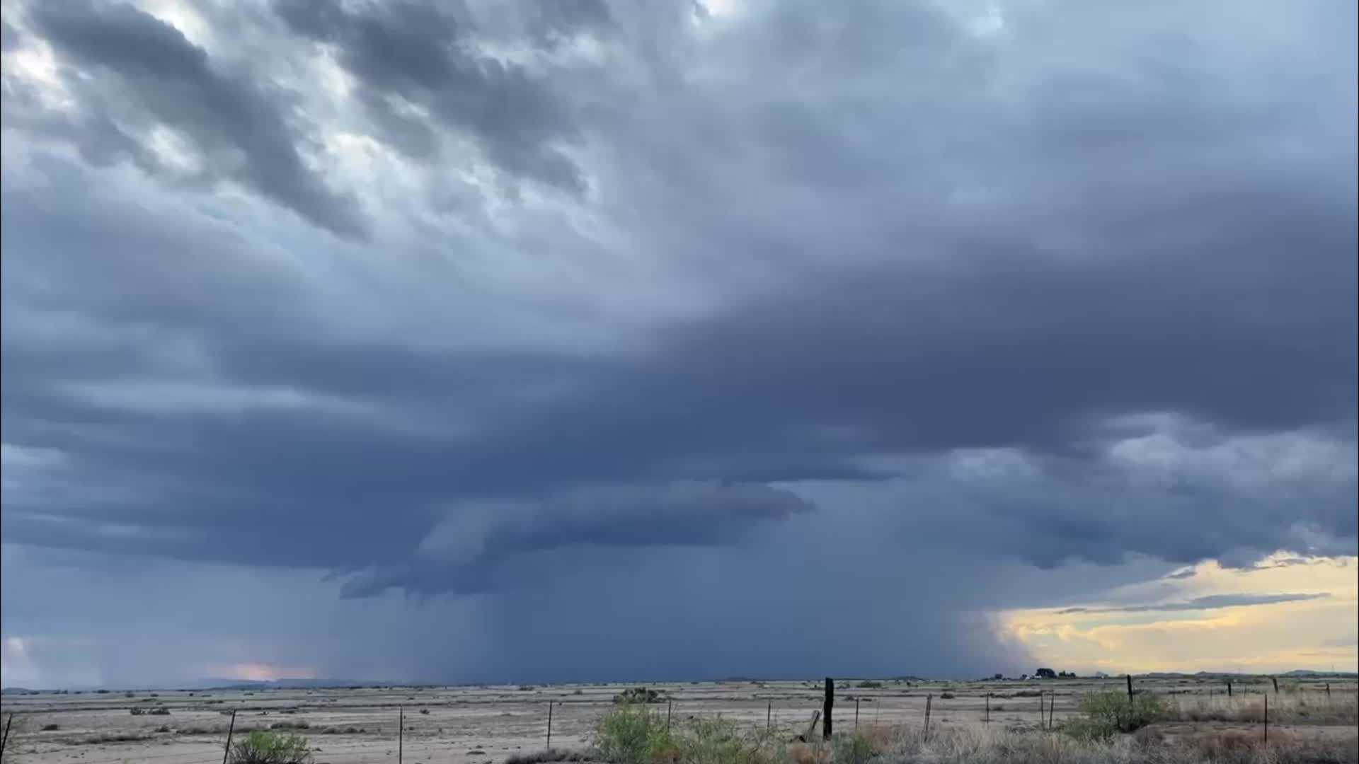 Timelapse Shows Storm Rolling Through Hidalgo County