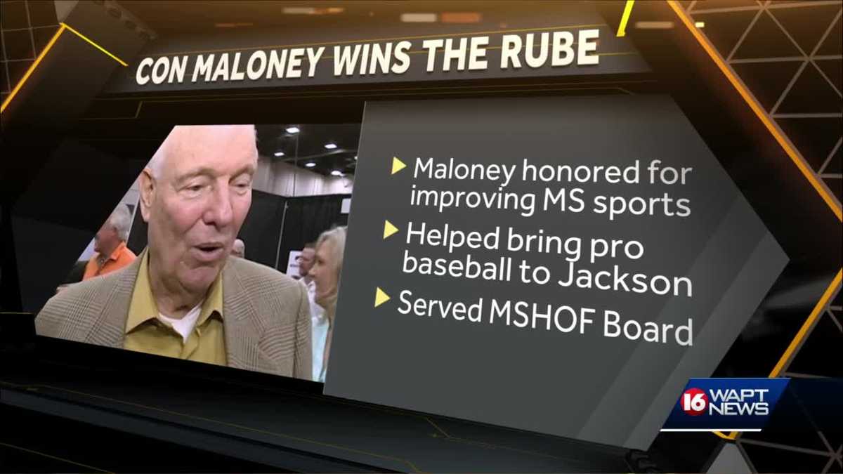 Con Maloney wins Rube Award from MS Sports Hall of Fame