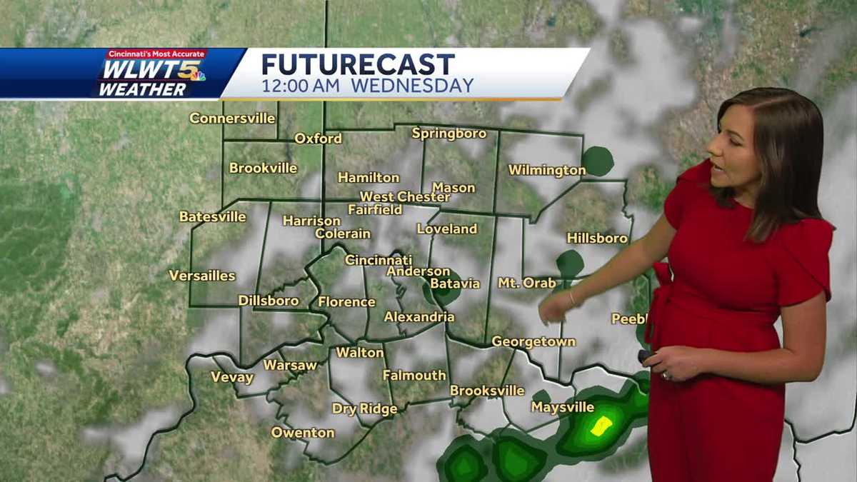 One more dry day before Tuesday showers