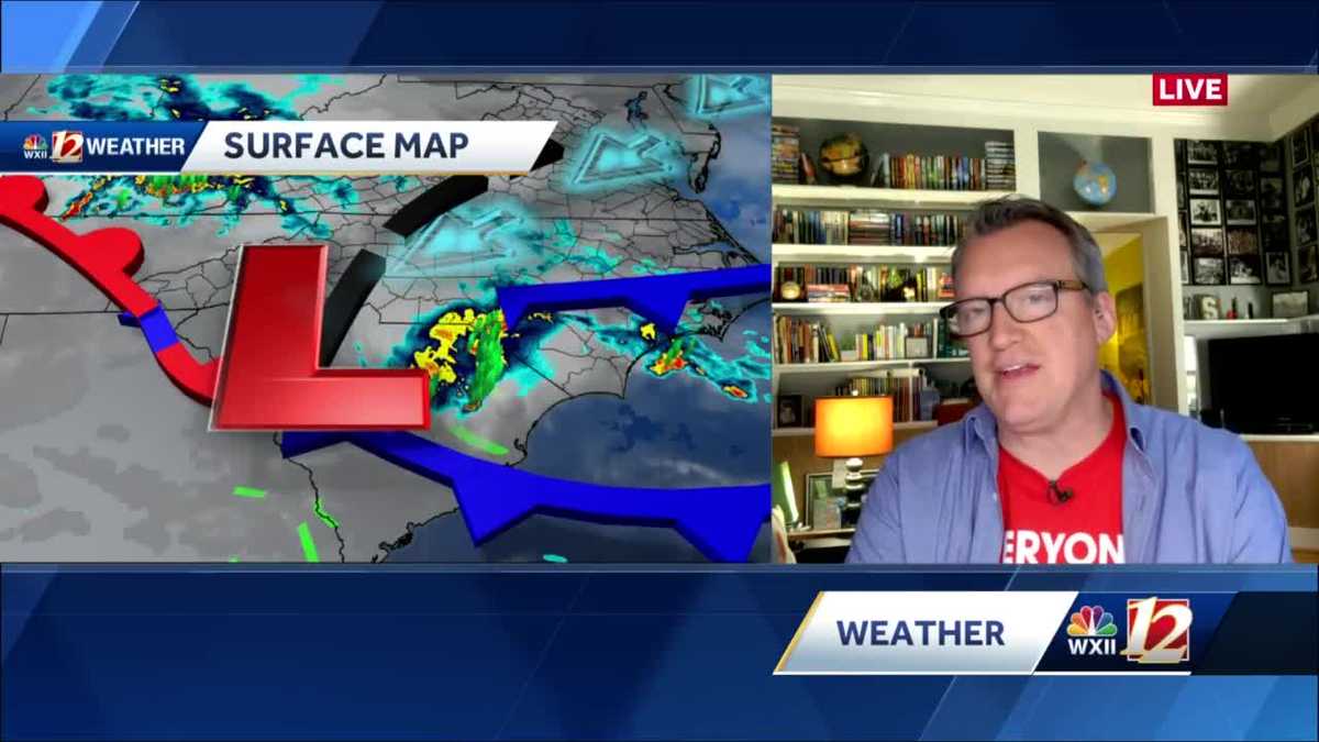 WATCH: Much cooler Tuesday with occasional rain