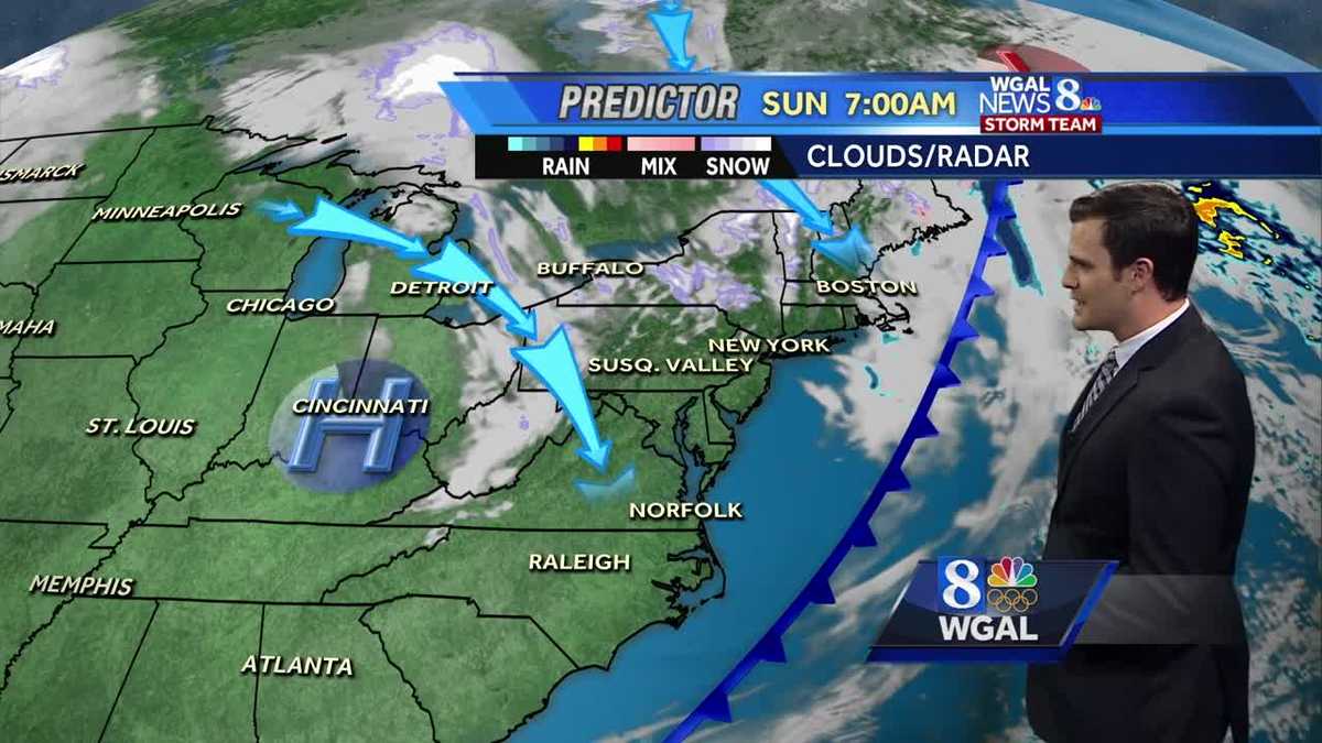 Breezy and cooler end to the holiday weekend