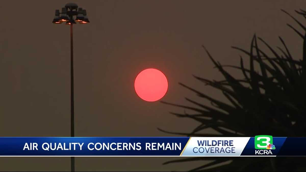 Smoke and haze continue to hang in the valley