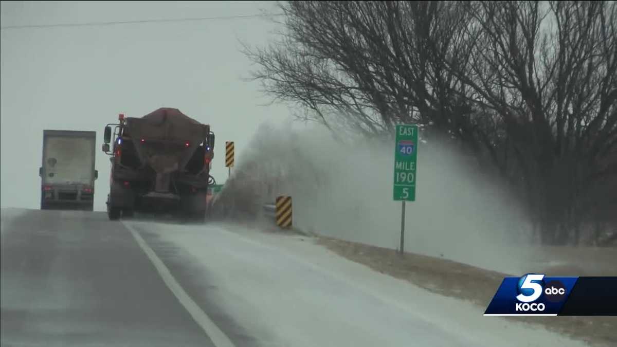ODOT officials talk about preparations with threat of icy roads - KOCO
