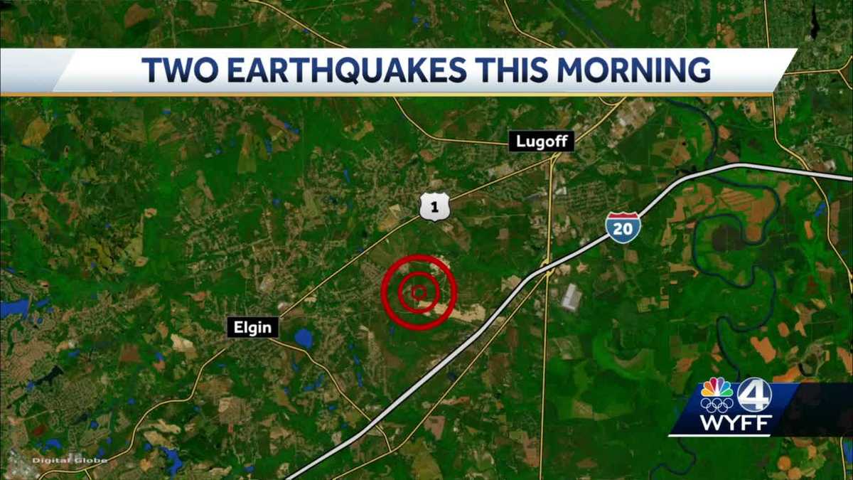 10th earthquake recorded in SC in 10 days