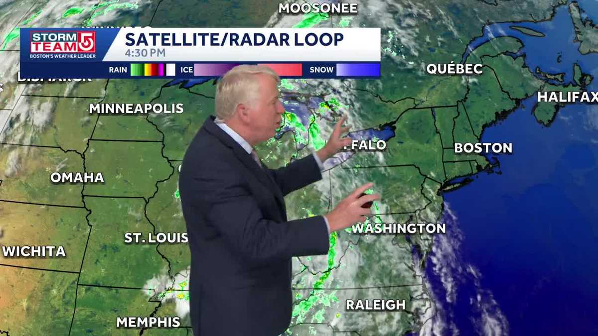 Clear and comfortable ahead of Wednesday night rain