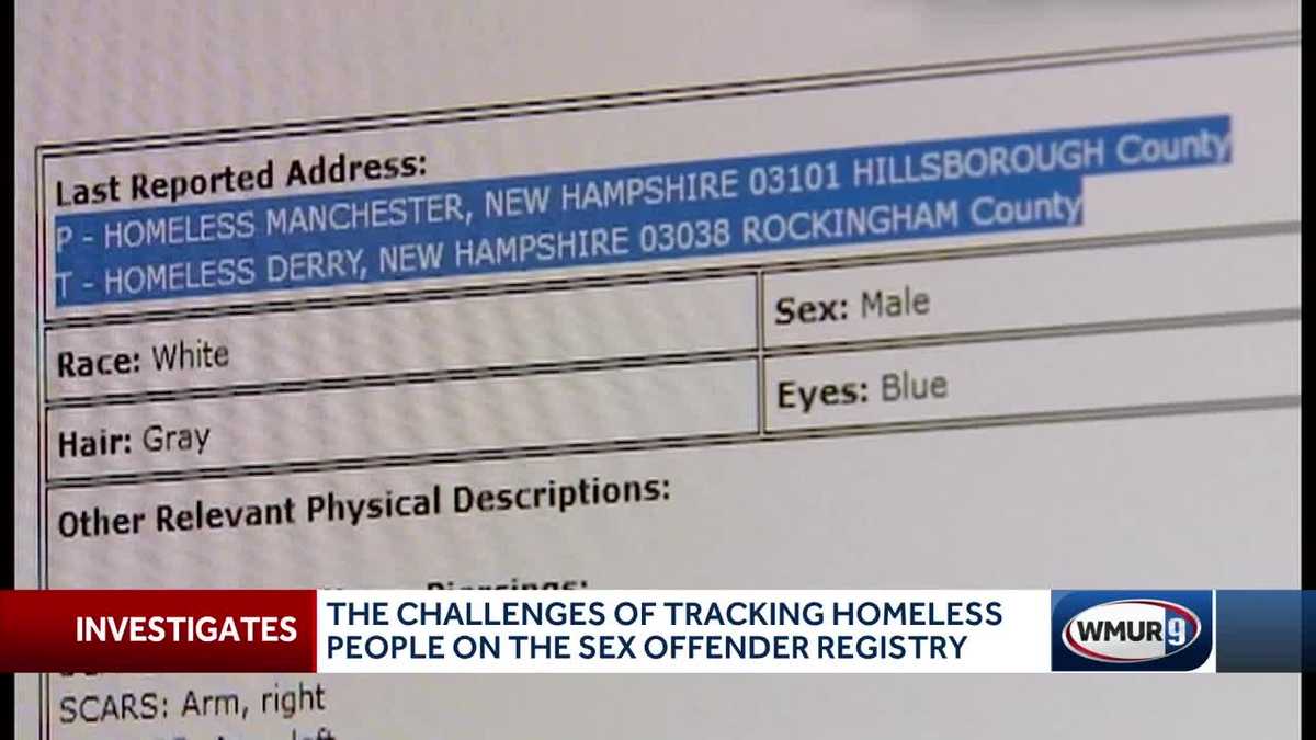 Law enforcement struggles to track homeless people on sex offender registry