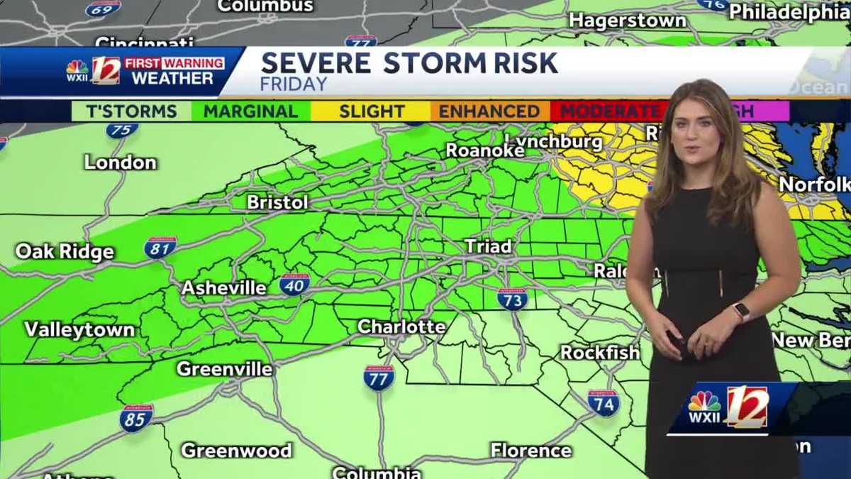 IMPACT DAY: Strong To Severe Storms Possible Friday Afternoon