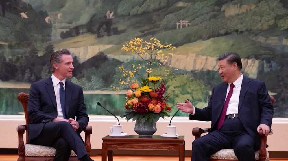 California Gov. Newsom has meeting with China's leader Xi in Beijing