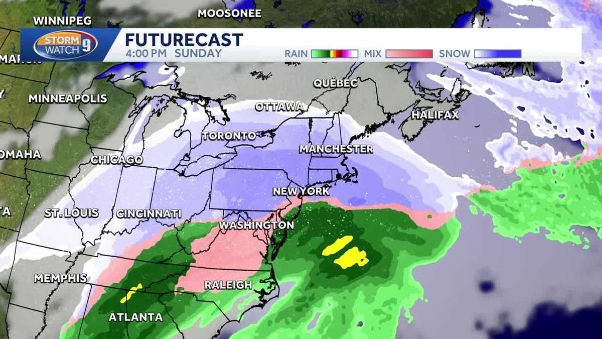 Video: Tracking heavy snow this weekend in New Hampshire