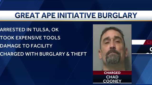 Man arrested in Oklahoma for Great Ape Initiative burglary - Vimarsana News