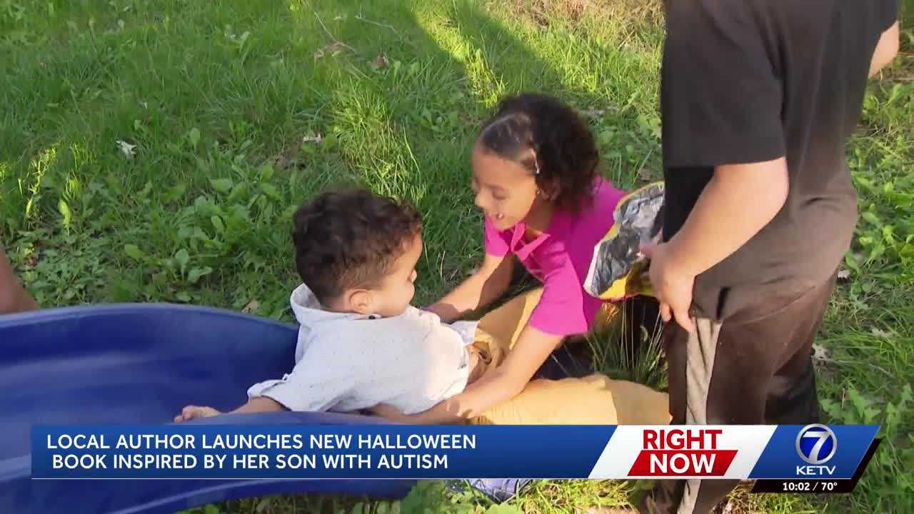 Council Bluffs mom writes 'Halloween is for Everyone' for son Cash, 3, with autism