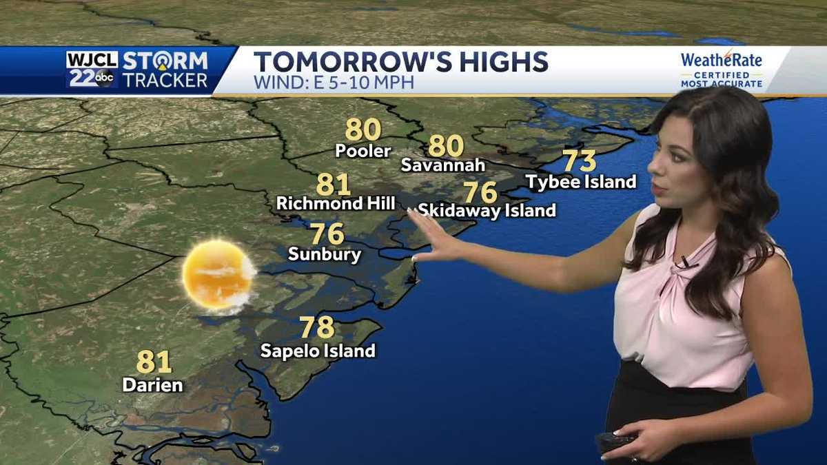 Warming up with sunny skies for the weekend