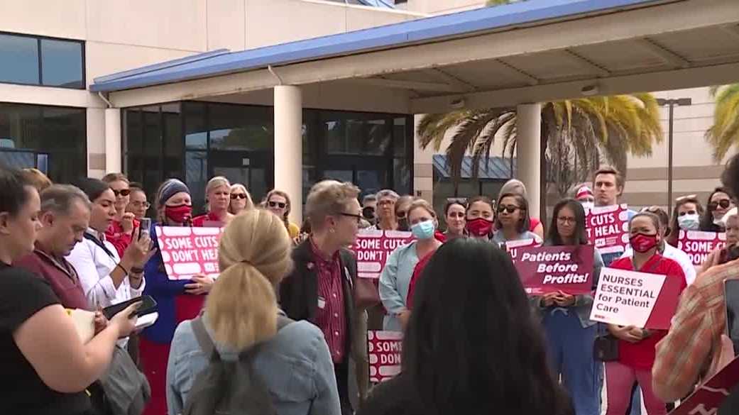 Watsonville nurses rally after NICU closure forces newborns to other hospitals