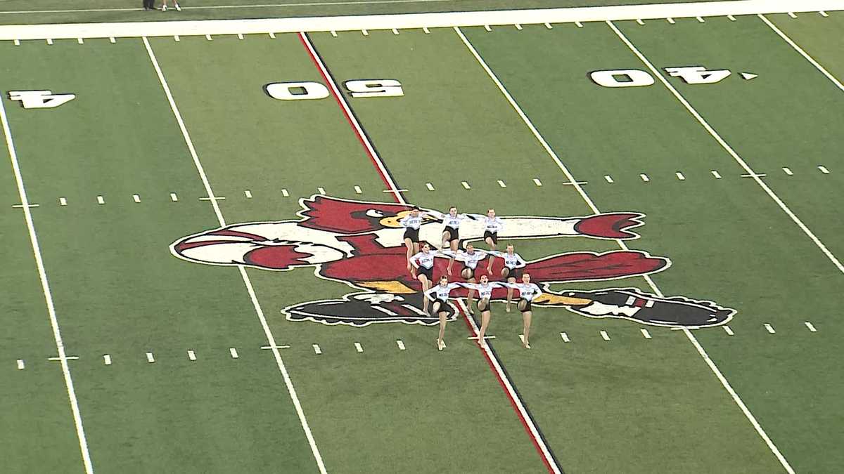 Halftime dance performances at St. X vs. Trinity game 2023