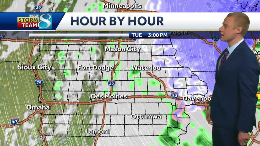 Iowa weather forecast: April showers to begin the work week