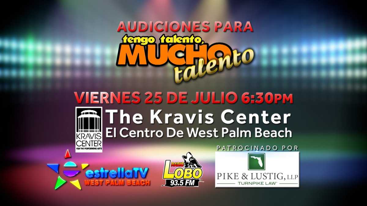 Te Invitamos a las Audiciones para Tengo Talento Mucho Talento!