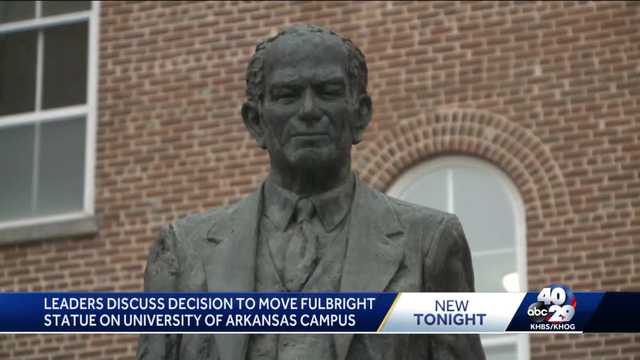 UA Chancellor discusses Fulbright statue history, possible removal - Vimarsana News