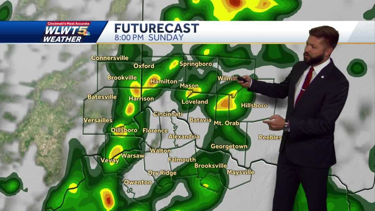 Storms move out and Fall-like air moves in