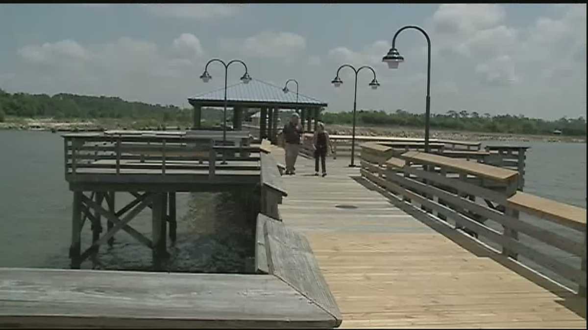 Fishing pier reopens at Sunset Point