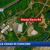 Motorcycle crash leaves 2 people seriously injured, Concord police say