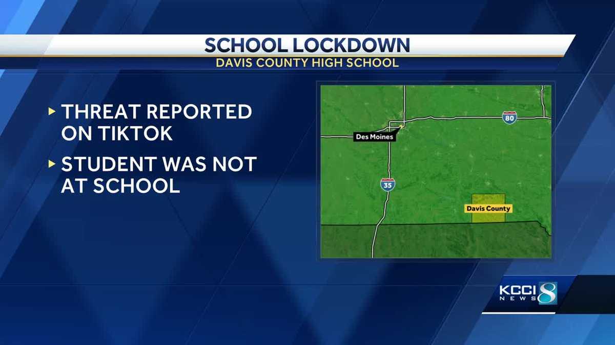 Iowa school threats: Davis County High School locked down after threat ...
