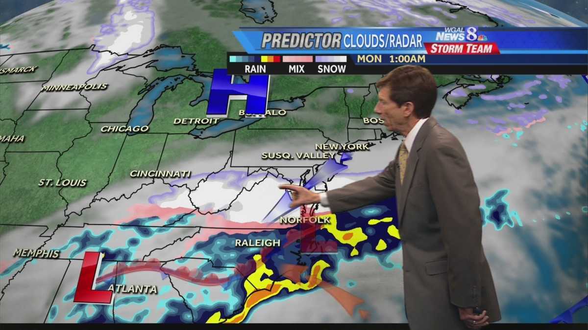 Dr. John Scala tracks winter storm