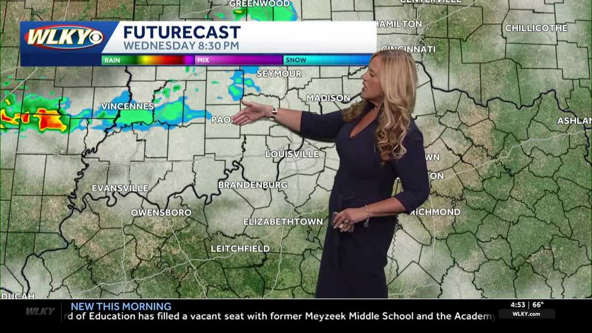 Beautiful Tuesday, a few showers and storms ahead